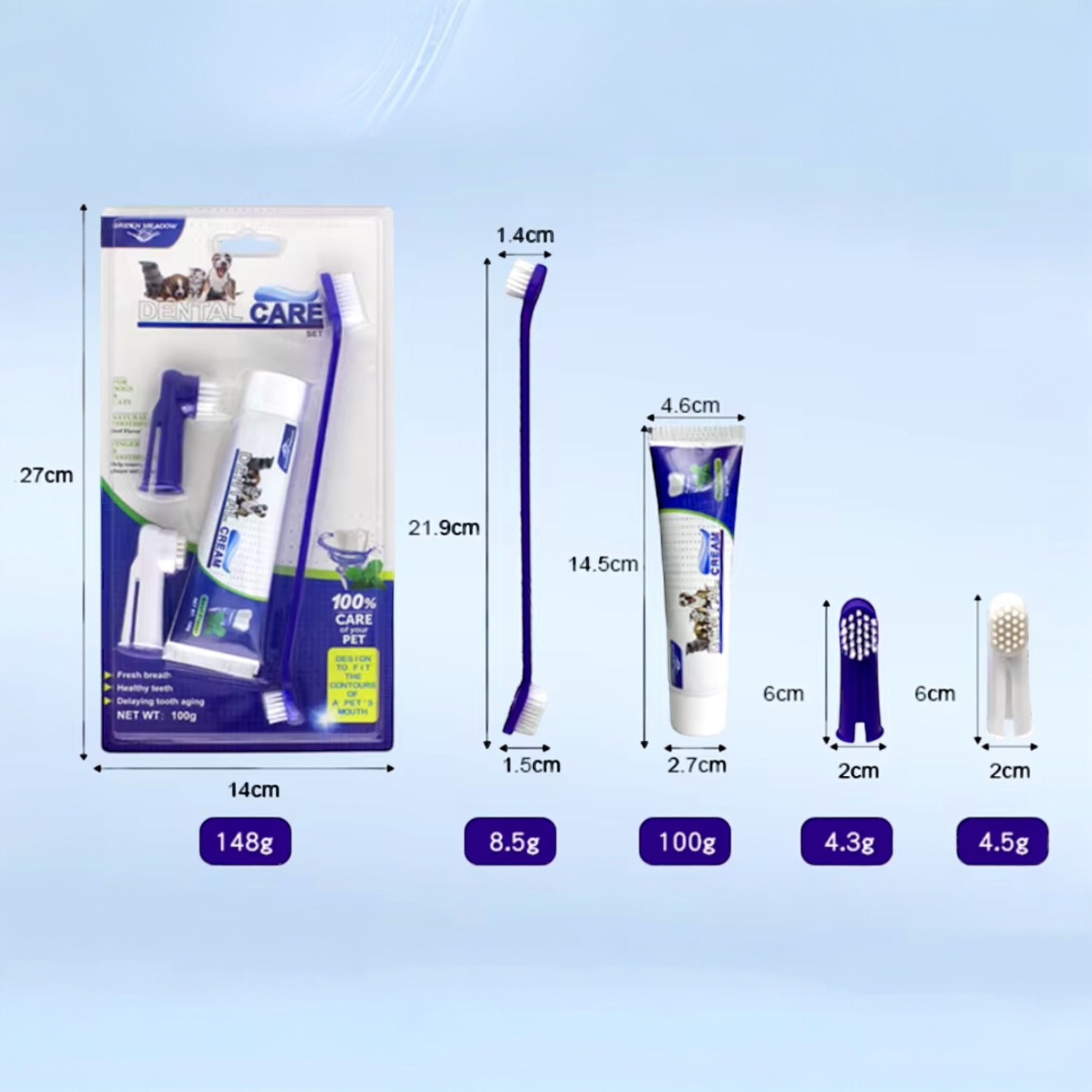 KIT CONTROL SARRO PASTA DENTAL Y 3 CEPILLOS