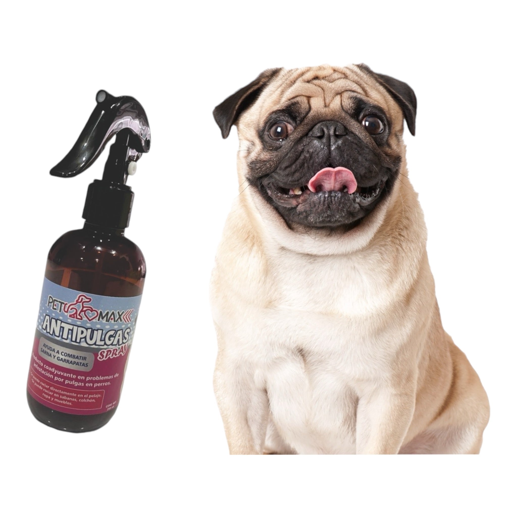 SPRAY ANTI PULGAS Y GARRAPATAS PREVIENE Y ATACA LA SARNA