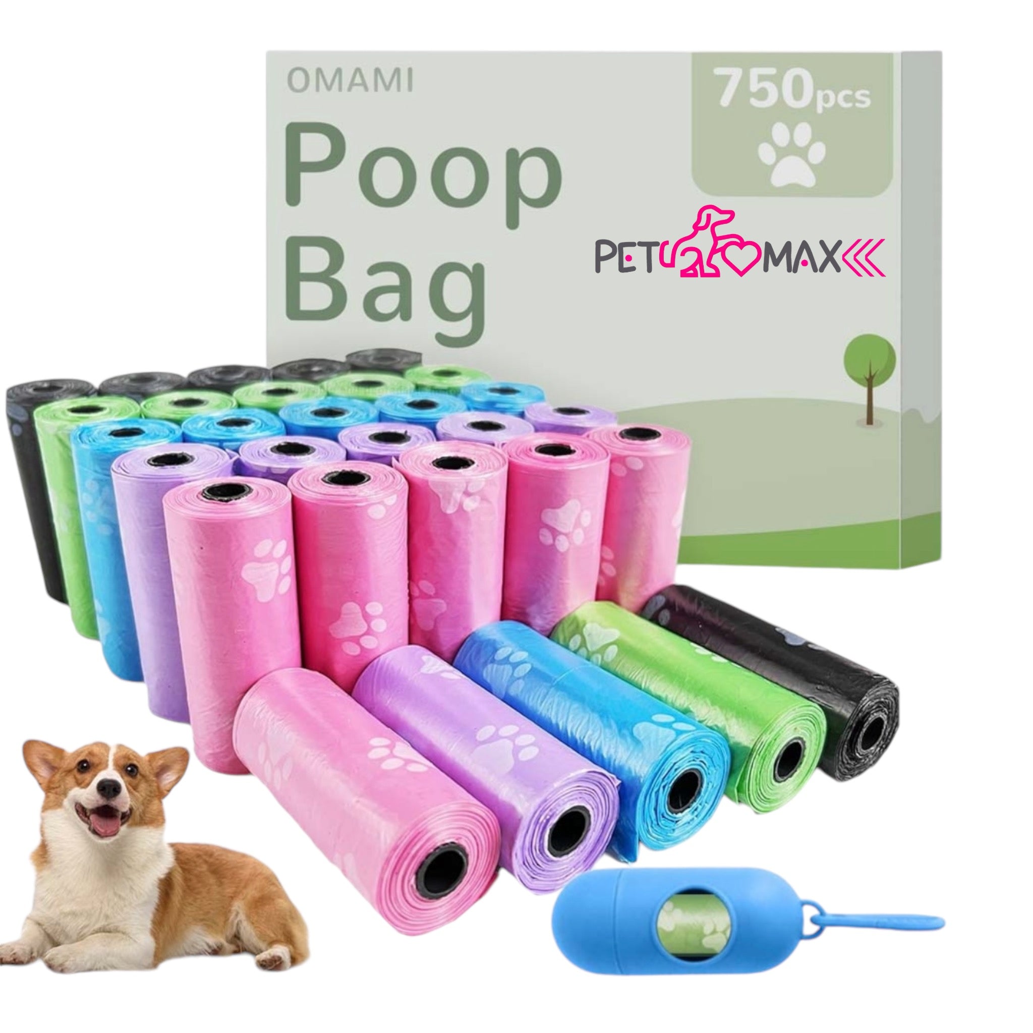750 BOLSITAS SANITARIAS PARA RECOGER HECES PERRO