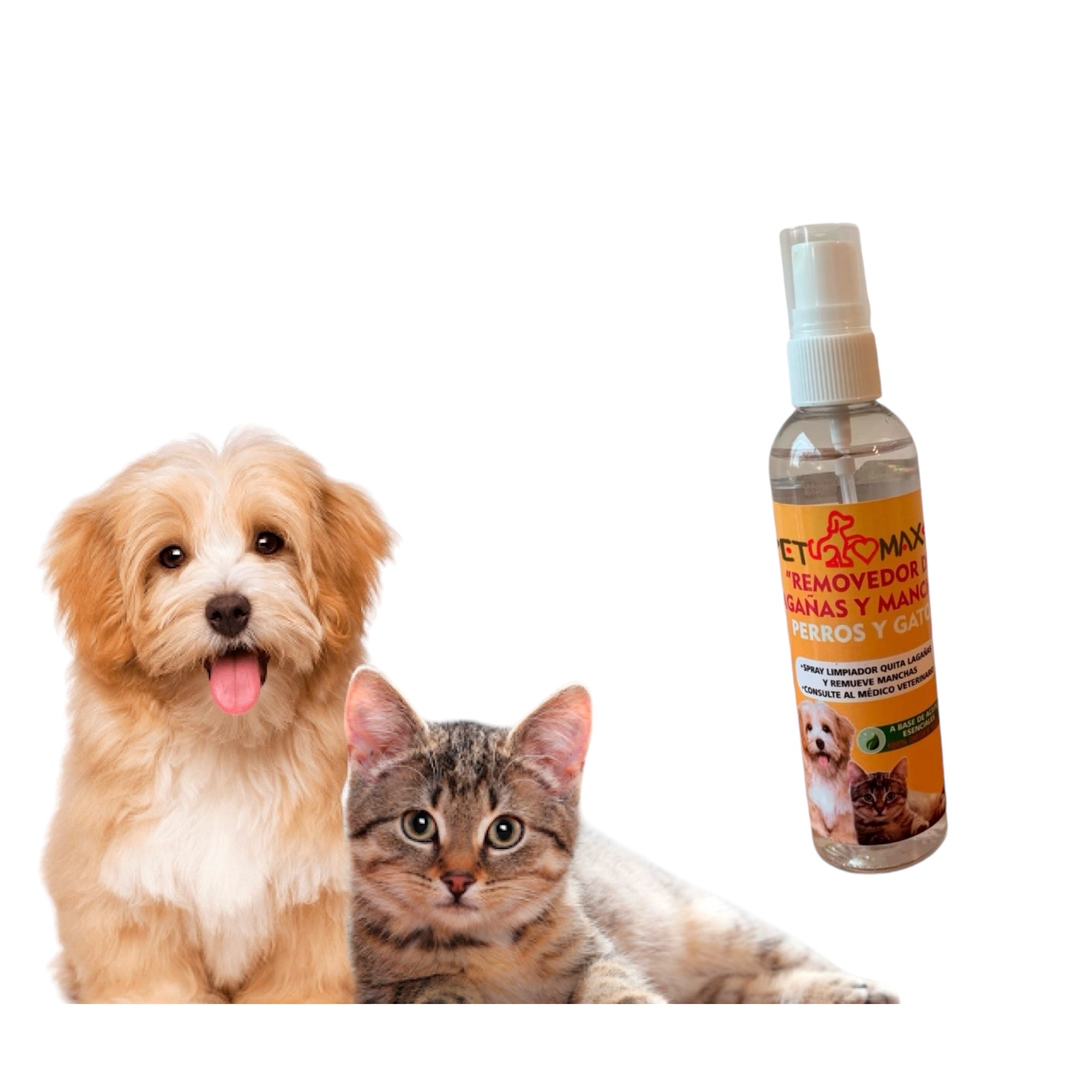 REMOVEDOR DE LAGAÑAS Y MANCHAS PERROS Y GATOS 125 ML