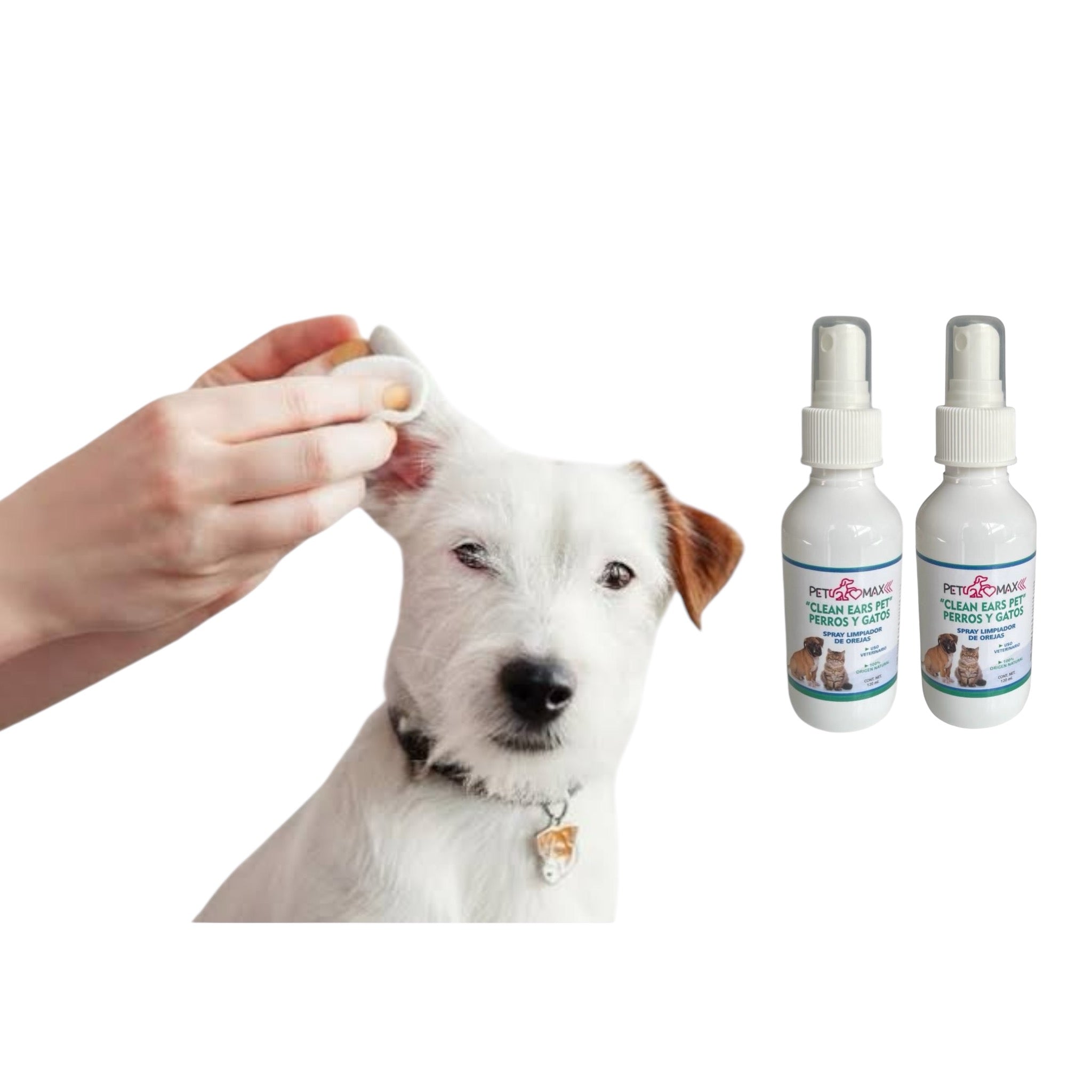 PACK 2 PIEZAS LIMPIADOR DE OREJAS PARA PERRO Y GATO