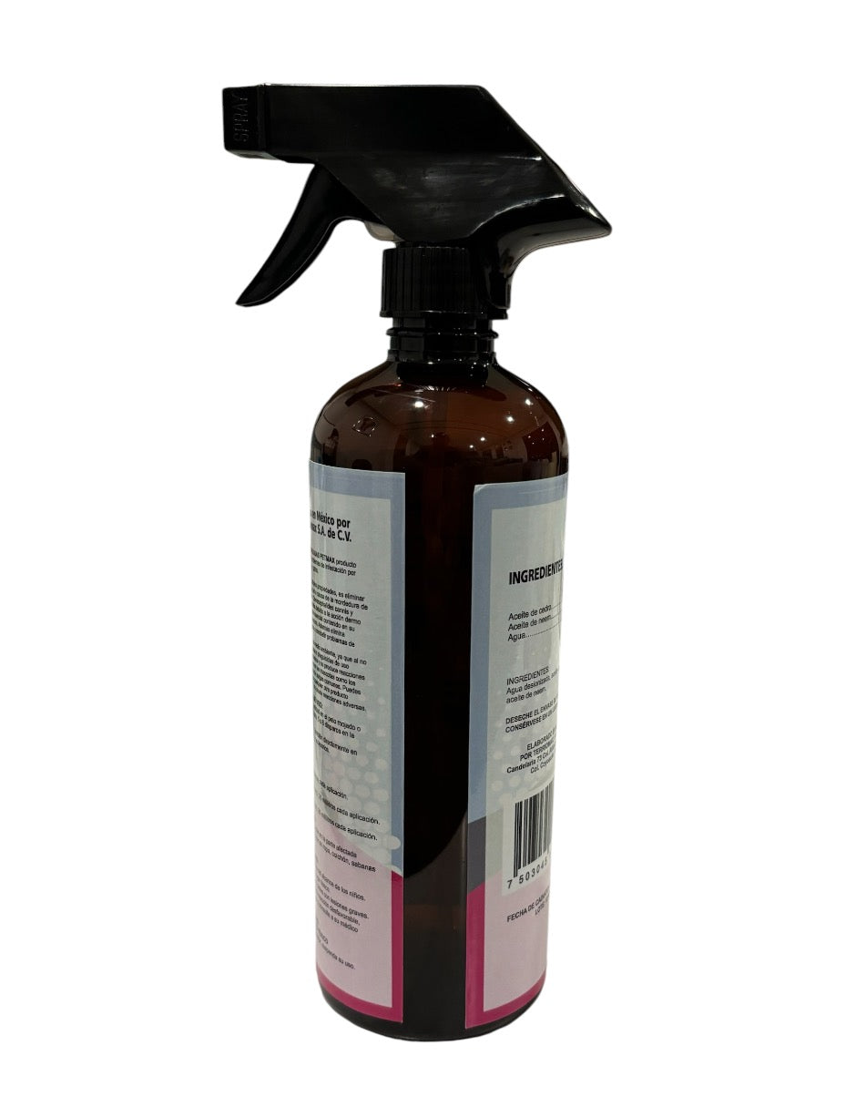SPRAY ANTI PULGAS Y GARRAPATAS PREVIENE Y ATACA LA SARNA 500 ML