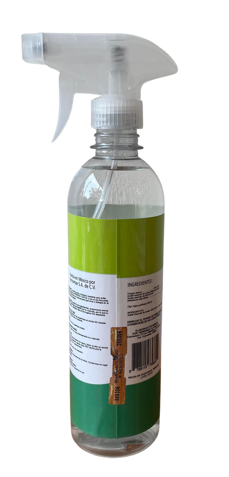 PET REPELENT "No más pipí, no más popó 500ML